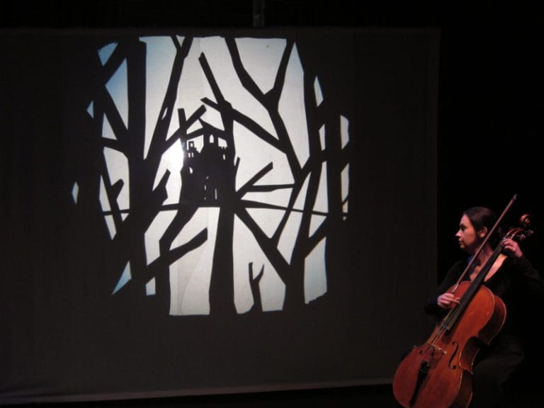 affiche presseFormatFlyer homme aux loups