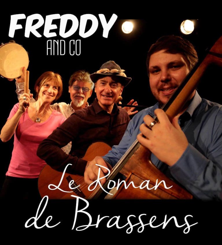 Affiche FREDDY AND CO Roman de Brassens