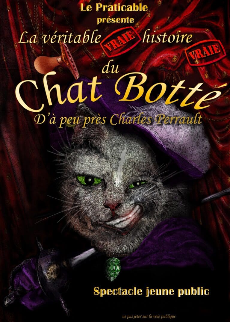 affiche chat botté