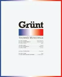 Affiche de la Tournée Municipale de Grünt