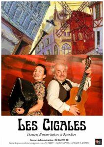Affiche du spectacle Les Cigales
