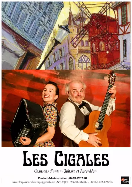 Affiche du spectacle Les Cigales