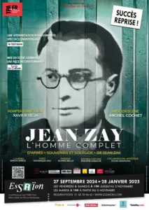 Affiche du spectacle Jean Zay, l&rsquo;homme complet
