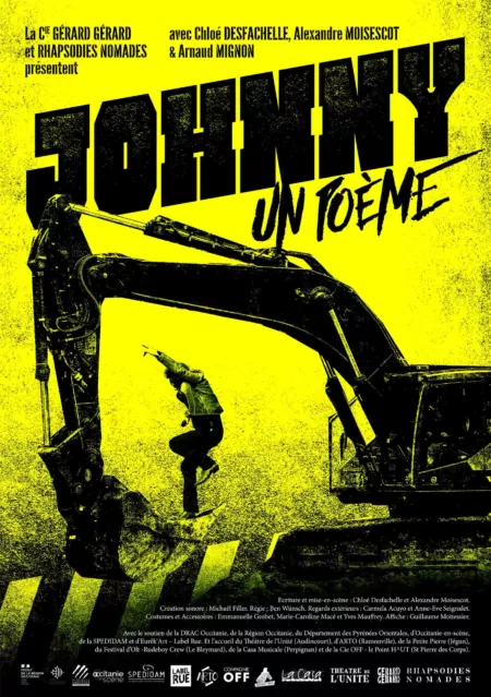 Affiche du spectacle Johnny, un poème
