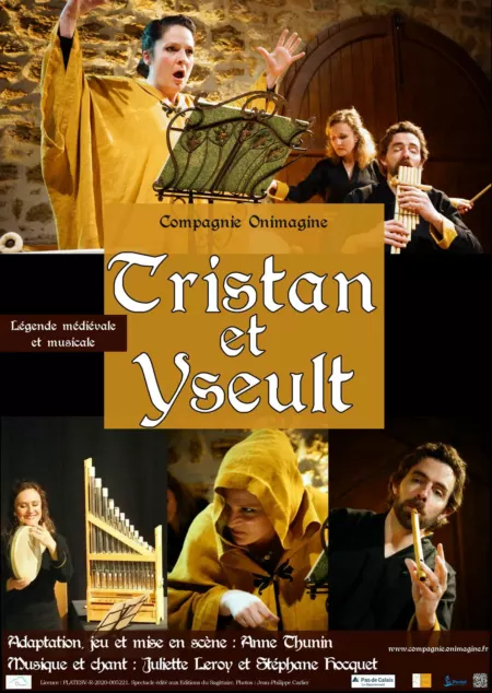 Affiche du spectacle Tristan et Yseult